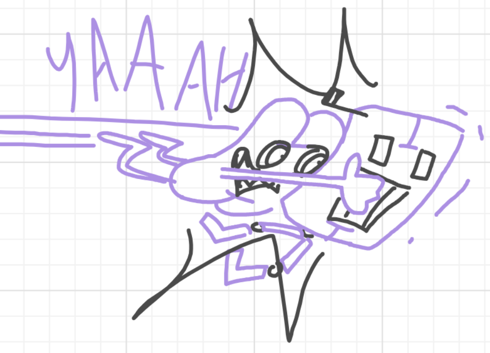 A panel from I've Been Everywhere, Man, episode nine of the Board Boards object show by Furretwalk/WalkingFurret.